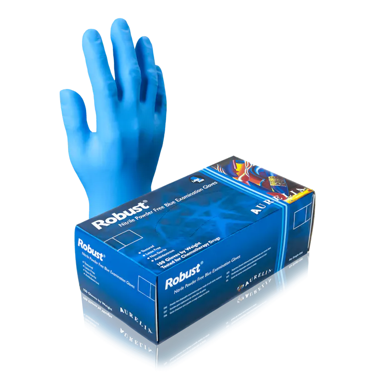 3 BOXES - Robust Disposable Nitrile Gloves