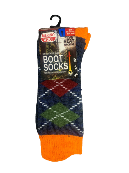 Heat Machine Merino Wool Boot Socks