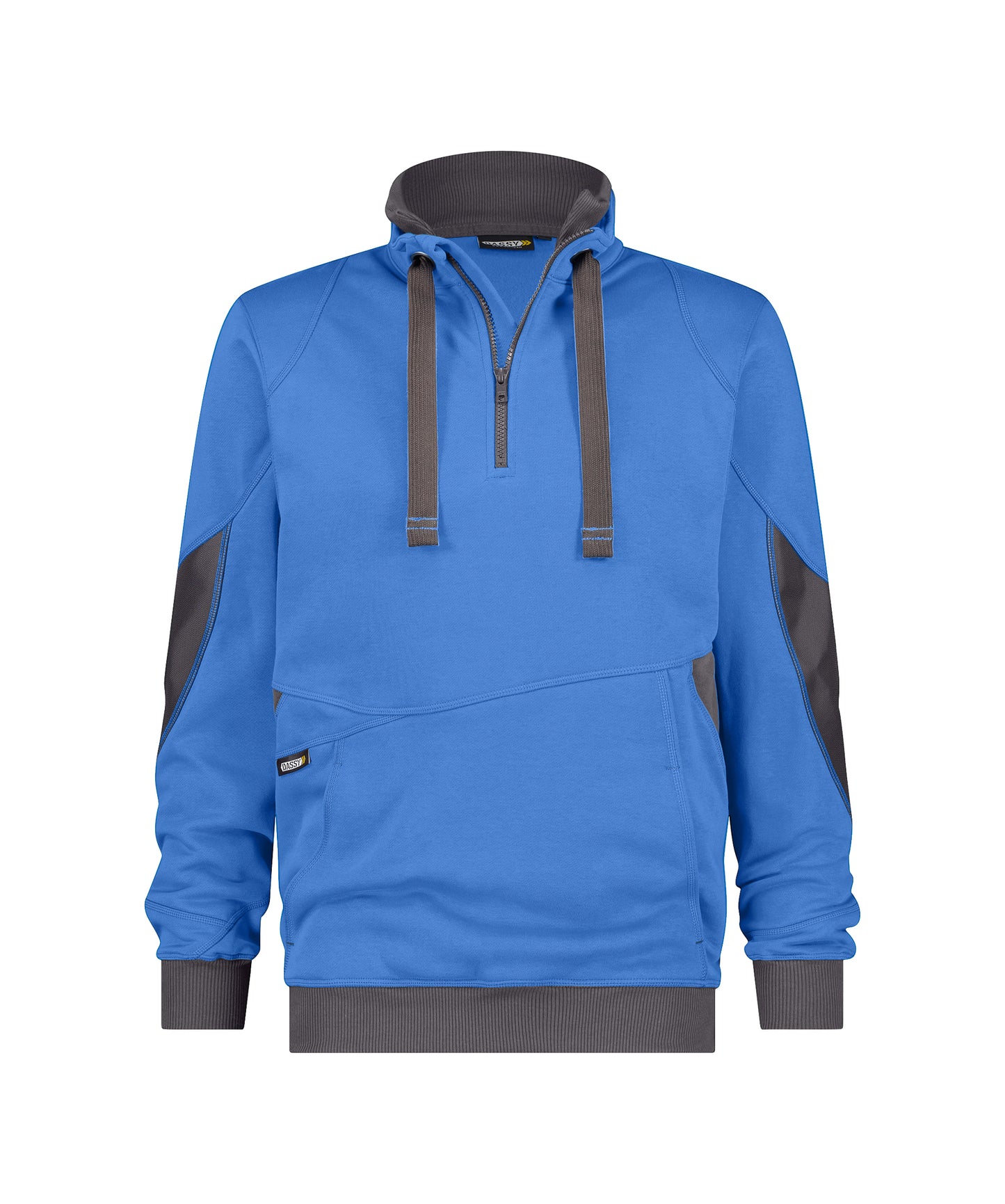 DASSY Stellar Half Zip Sweatshirt Azure/Grey