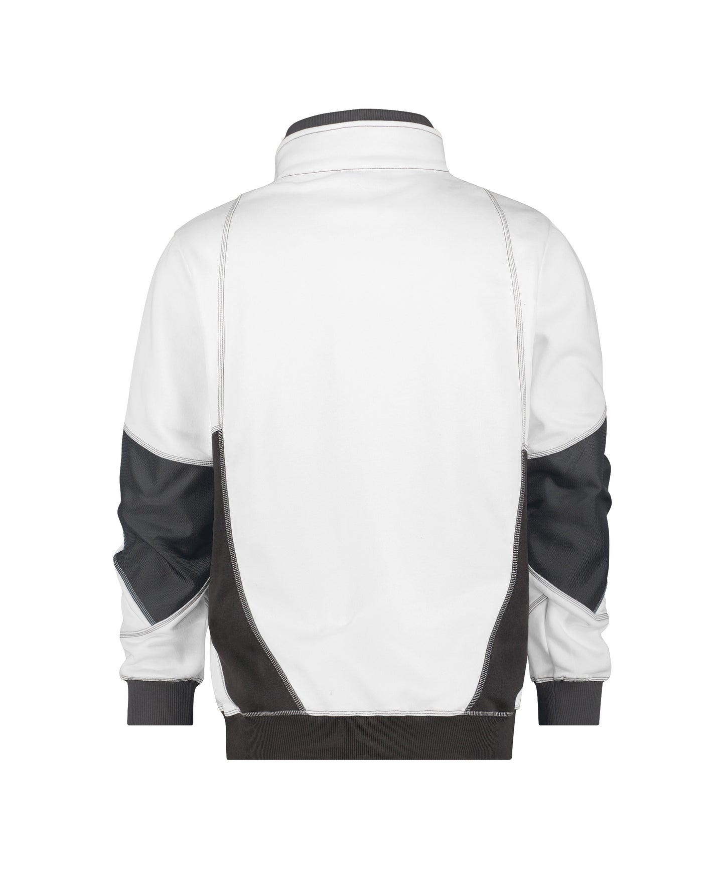 DASSY Stellar Half Zip Sweatshirt White/Grey