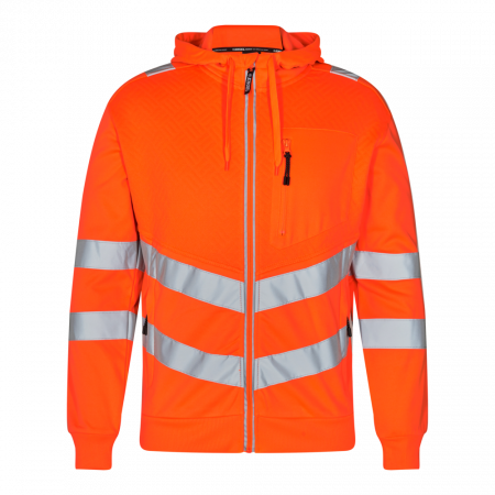ENGEL Safety Hi Vis Zip Up Hoodie 8025