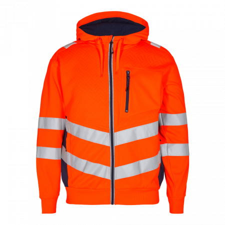 ENGEL Safety Hi Vis Zip Up Hoodie 8025