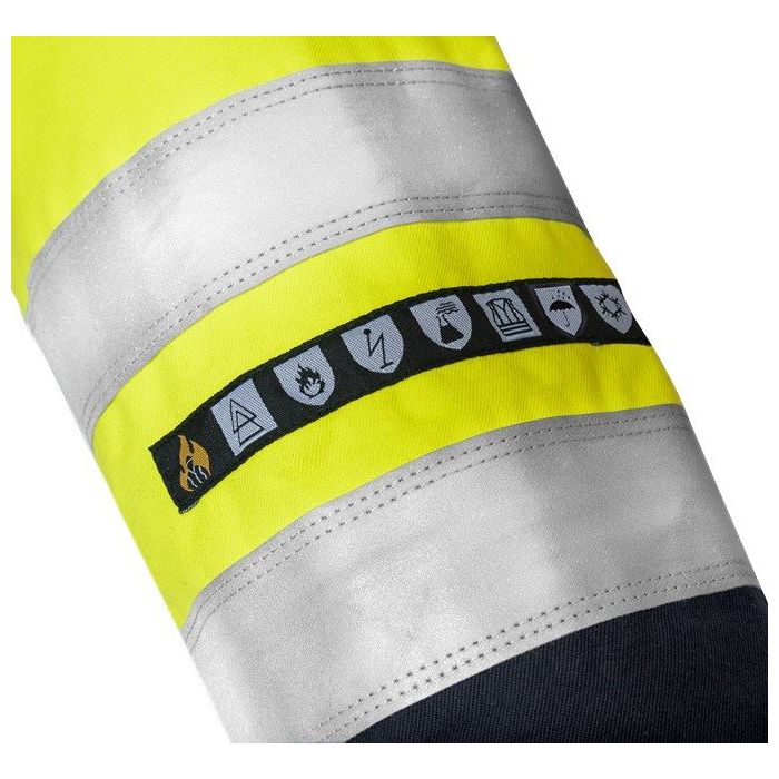 Flamestat high vis Yellow/Navy Airtech® Winter Parka Class 3 4086 ATHR