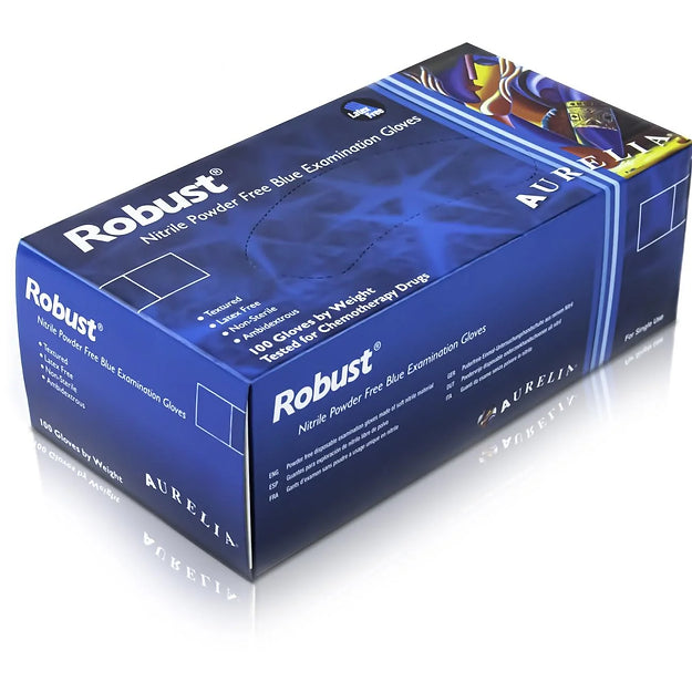 SINGLE BOX - Robust Disposable Nitrile Gloves