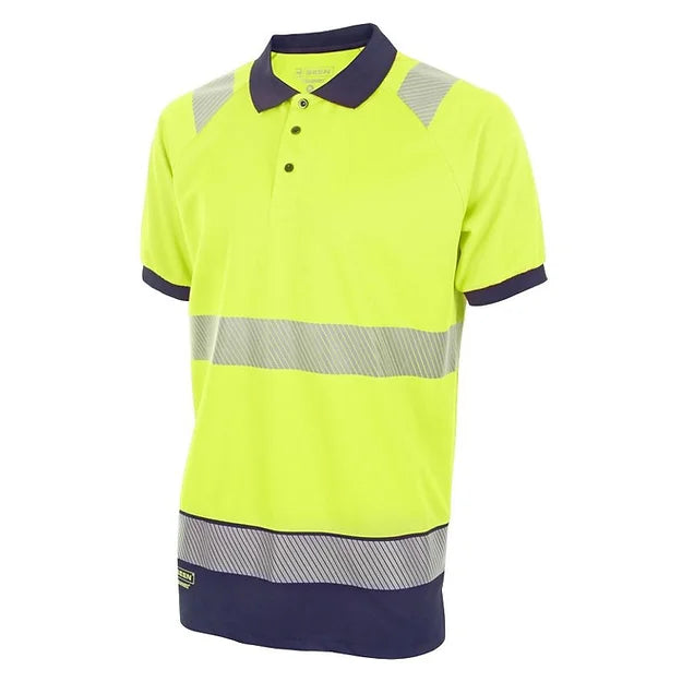 HIVIS TWO TONE POLO SHIRT S/S