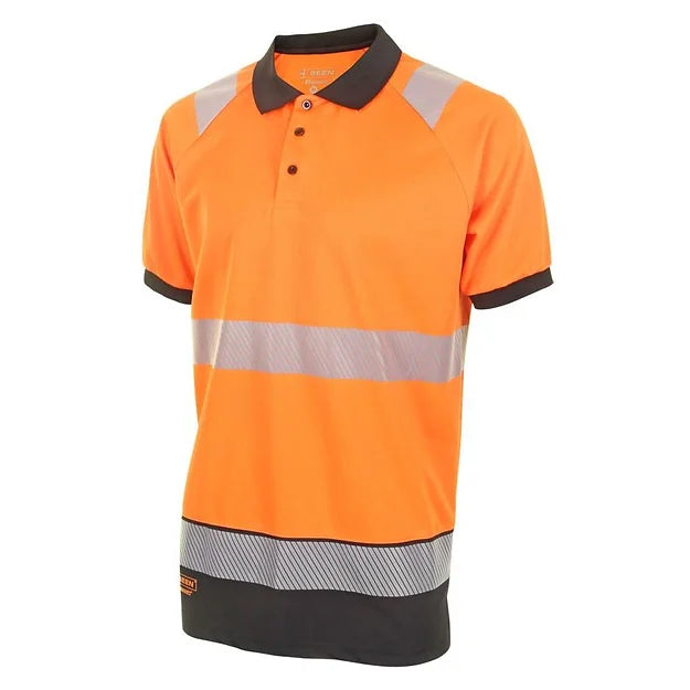 HIVIS TWO TONE POLO SHIRT S/S