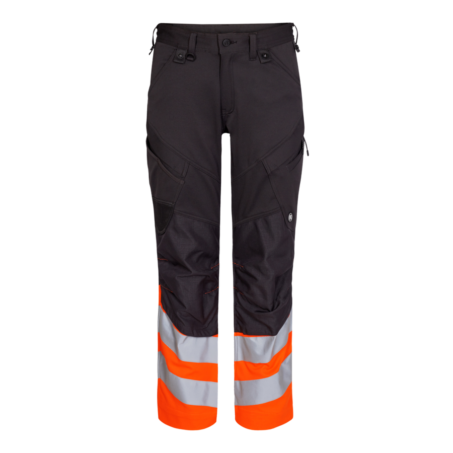 Super Stretch Safety Trousers (various colours) with Hi Vis Orange 2546