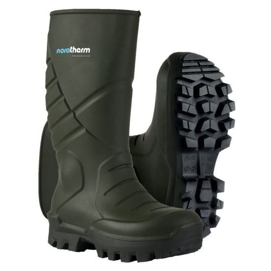 NORA NORATHERM S5 FULL SAFETY POLYURETHANE THERMO BOOT - GREEN
