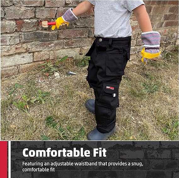 Kids Tuff Stuff Work Trousers - Grey