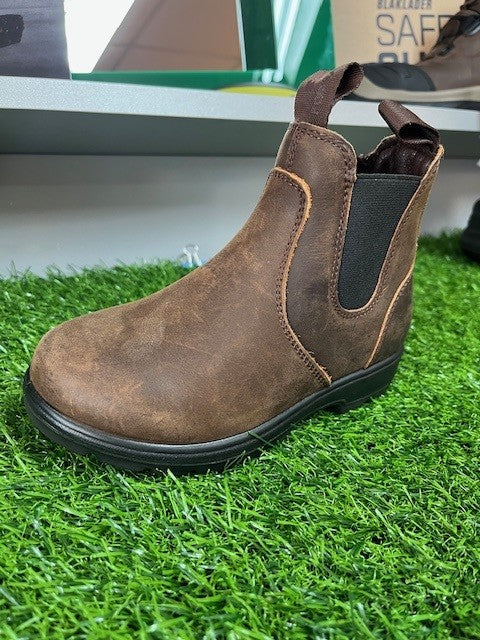 Kids Sigma Leather Dark Brown Dealer Boot
