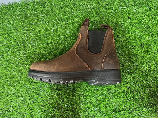 Kids Sigma Leather Dark Brown Dealer Boot