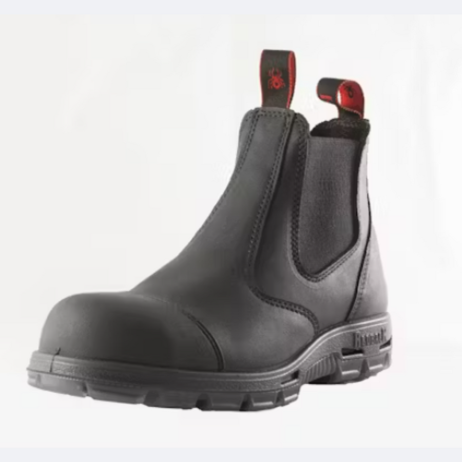 REDBACK  Brown Safety Boot with Scuff cap (USBBKSC)