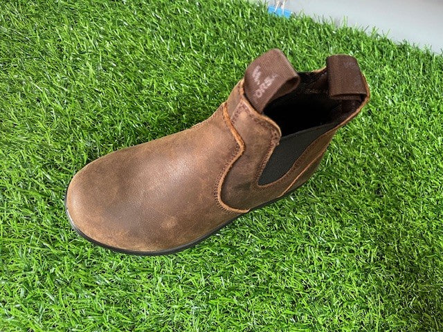 Kids Sigma Leather Dark Brown Dealer Boot