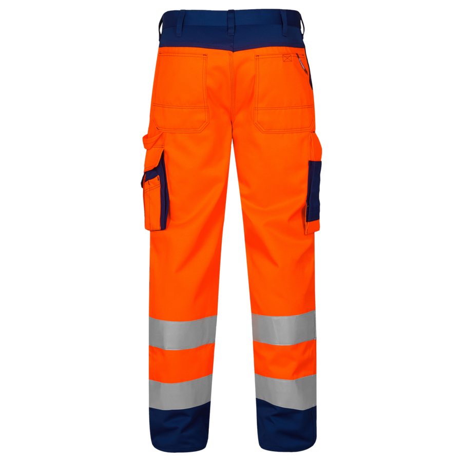 2501 ENGEL Safety Trousers Orange/Navy Class 2