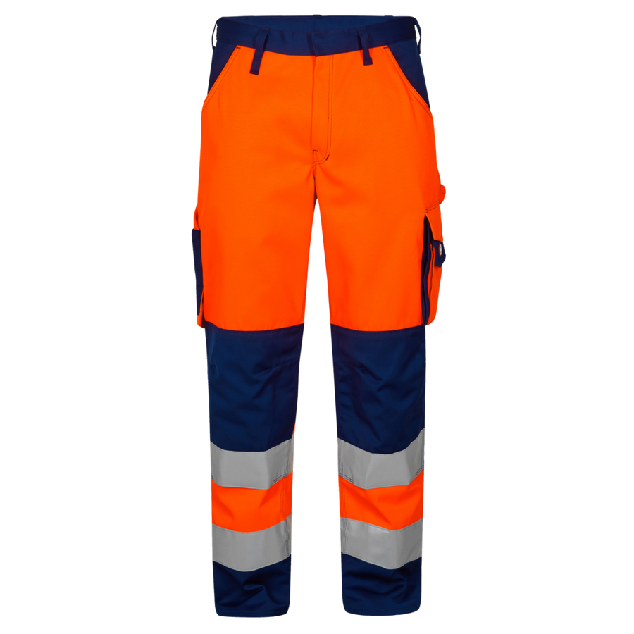 2501 ENGEL Safety Trousers Orange/Navy Class 2