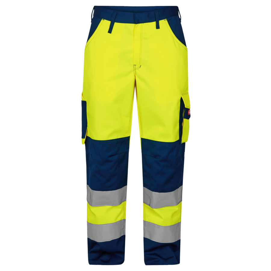 ***HALF PRICE*** 2501 ENGEL Safety Trousers Yellow/Navy Class 2