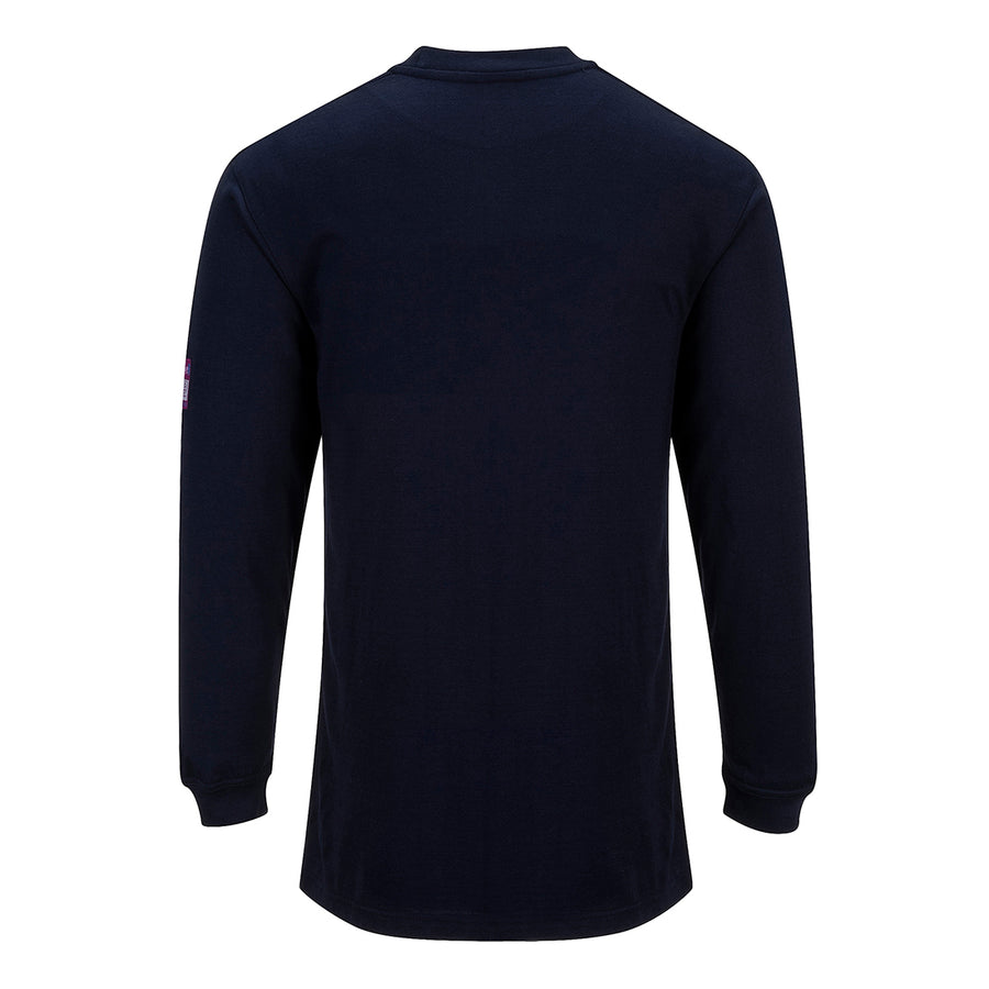 FR11 Flame Resistant Anti-Static Long Sleeve T-Shirt Navy