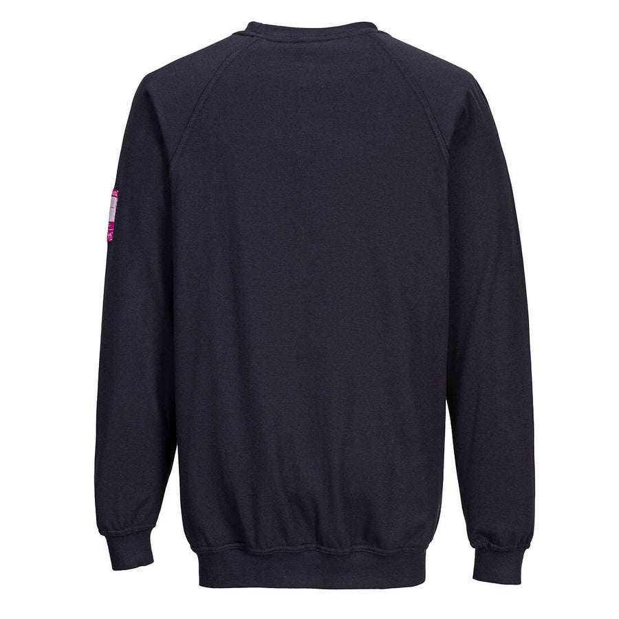 FR12 - Flame Resistant Anti-Static Long Sleeve Sweatshirt Navy