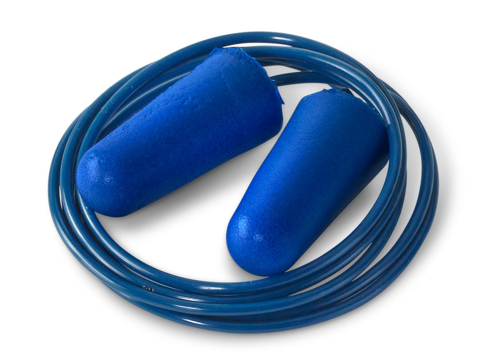 QED Disposable Ear Plugs (Box of 200 pairs) Individual packs, Corded