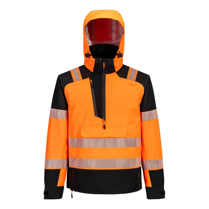 Hi Vis T161 Waterproof & Breathable Smock with Hood