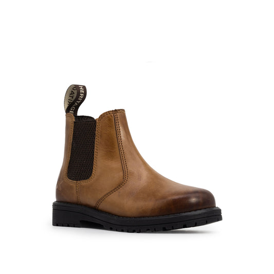 Kids Heritage Wrangler Dealer Boot - Tan