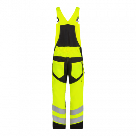 Hi Vis Yellow Super Stretch Safety Bib n Brace 3544-2 (Various Colour Options)