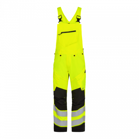 Hi Vis Yellow Super Stretch Safety Bib n Brace 3544-2 (Various Colour Options)