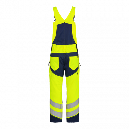 Hi Vis Yellow Super Stretch Safety Bib n Brace 3544-2 (Various Colour Options)