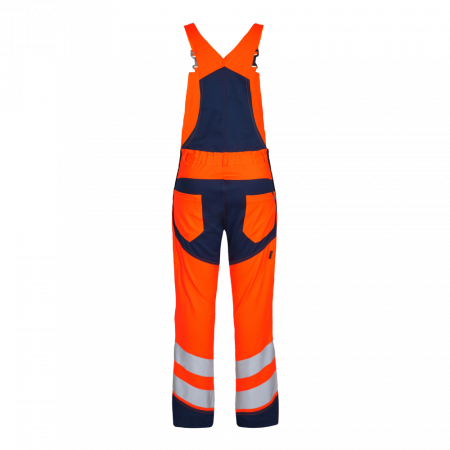 Hi Vis Orange Super Stretch Safety Bib n Brace 3544-2 (Various Colour Options)