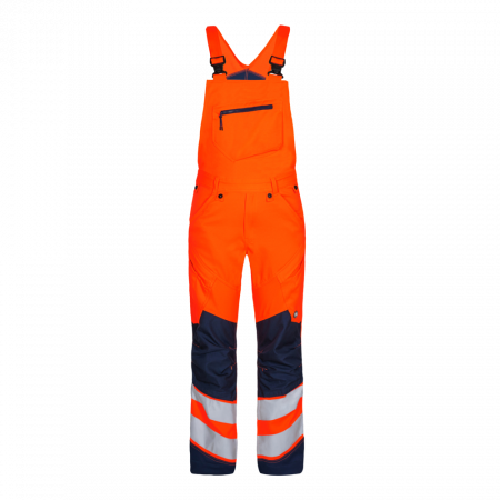 Hi Vis Orange Super Stretch Safety Bib n Brace 3544-2 (Various Colour Options)