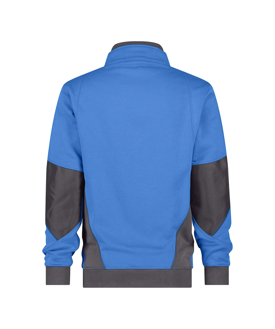 DASSY Stellar Half Zip Sweatshirt Azure/Grey