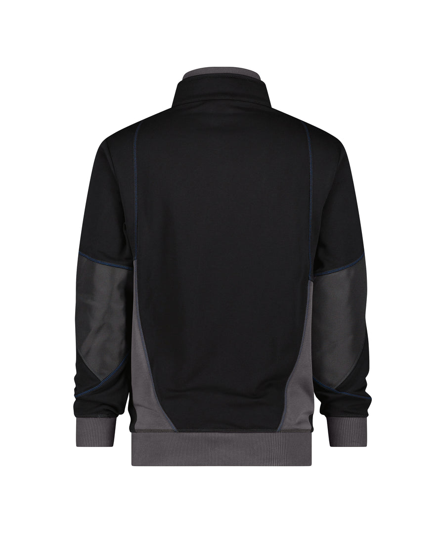 DASSY Stellar Half Zip Sweatshirt Black/Grey