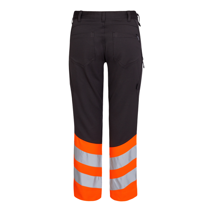 Super Stretch Safety Trousers (various colours) with Hi Vis Orange 2546