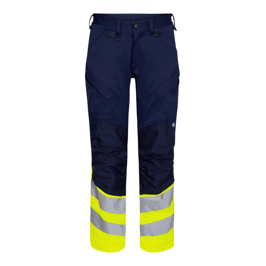 Super Stretch Safety Trousers (various colours) with Hi Vis Yellow 2546