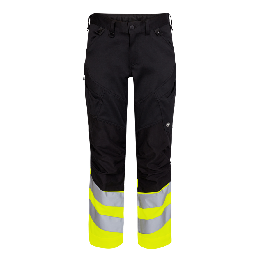 Super Stretch Safety Trousers (various colours) with Hi Vis Yellow 2546