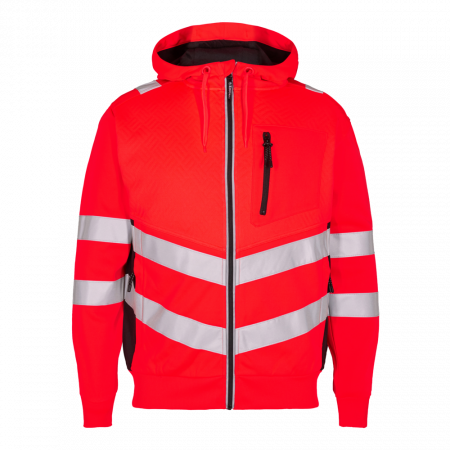 ENGEL Safety Hi Vis Zip Up Hoodie 8025