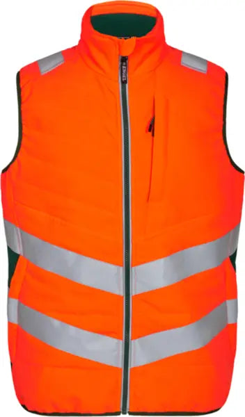 5159 HiVis Safety Quilted Bodywarmer