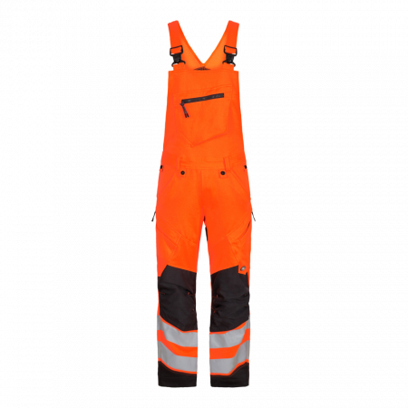Hi Vis Orange Super Stretch Safety Bib n Brace 3544-2 (Various Colour Options)