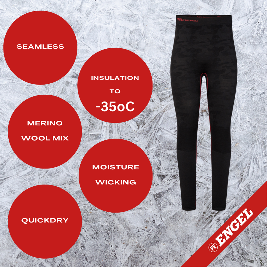 ENGEL Thermal Bamboo & Merino Wool Breathable Seamless Trousers