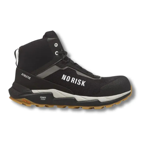 NORISK Athletic Mid Black Safety Trainer Boot