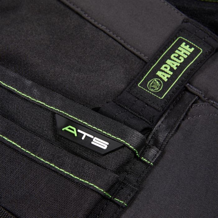 Apache Calgary 4-Way Stretch Work Trouser - Grey/Black