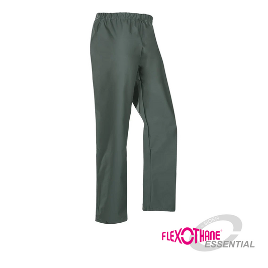 Kids FLEXOTHANE Essential Waterproof Trousers - GREEN
