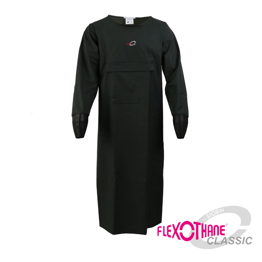 Classic Flexothane Waterproof Dairy Gown with sealed cuffs