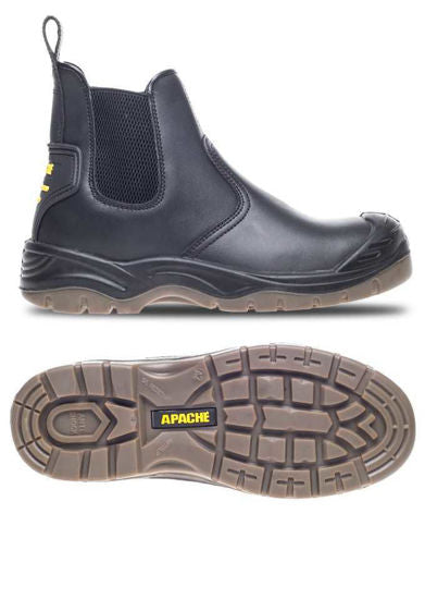 APACHE AP715 Safety Boot - Brown