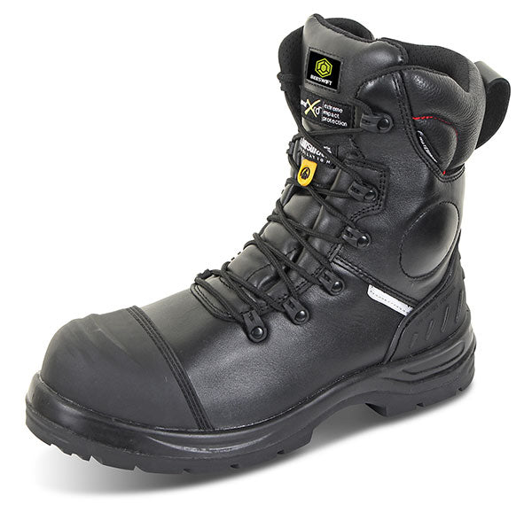 Metal Free Trencher Metatarsal Protection Side Zip Safety Boot CF67