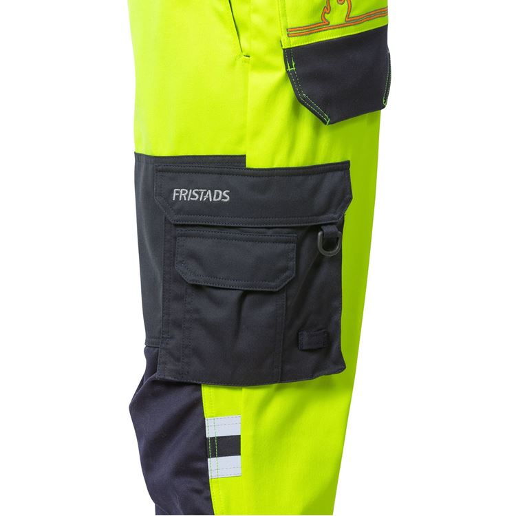 Flamestat High Vis Yellow/Navy Stretch Trousers Class 2 2161 ATHF