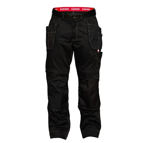 ENGEL Black Combat Trousers with Multi-Pocket 2761