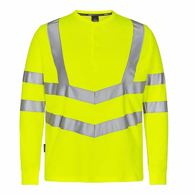 Hi Vis Long Sleeve Grandad Shirt