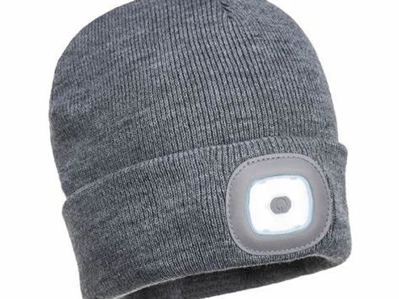 Portwest Beanie with Re-chargeable LED light