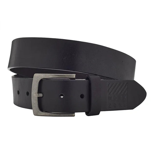 ENGEL Black Leather Belt 0101